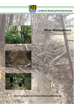 Biber-Management - Landratsamt Neuburg