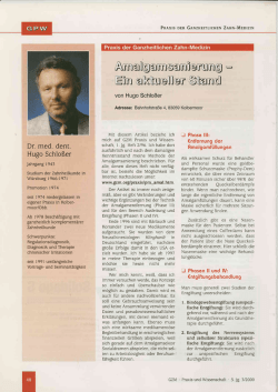 Dr. med dent. H. Schlo&szlig;er - Ganzheitliche Gesundheit