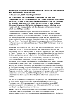 der Pressemitteilung