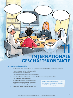 Internationale Geschäftskontakte