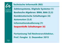 Automaten - TU Ilmenau