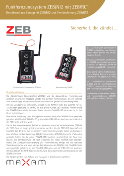 ZEB/Nl2 Zündmaschine - Zünderwerke Ernst Brün GmbH