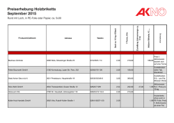 Holzbriketts - Arbeiterkammer