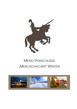 menu vorschläge winter - Swiss