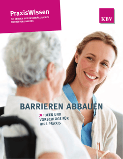 PraxisWissen: Barrieren Abbauen