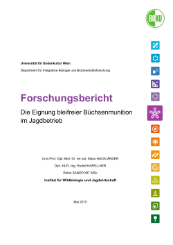 Bericht - Österreichische Bundesforste AG