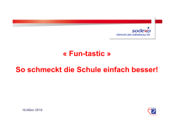 Präsentation Fun tastic GS Glück Auf Homepage