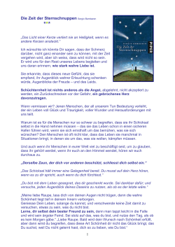 Die Zeit der Sternschnuppen