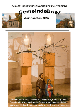 Weihnachten 2015 - Kirchenbezirk Gaildorf