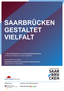 Dokumentation der Demokratiekonferenz vom 28.05.15