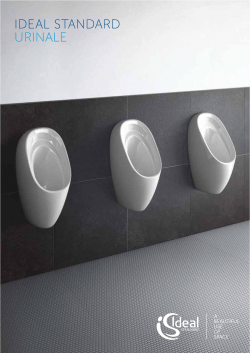 Urinale Flyer - Ideal Standard