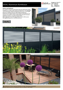 IDEAL Aluminium Kombizaun