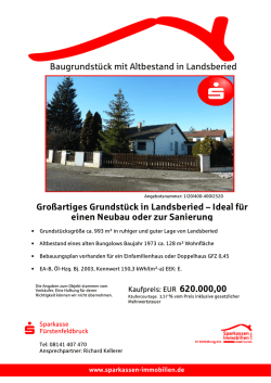 Gro&szlig;artiges Grundst&uuml;ck in Landsberied &ndash; Ideal f&uuml;r einen Neubau