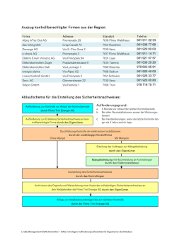 Checkliste für Eigentümer ab 2013