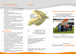 Institut f&uuml;r Mechanik und Statik - Universit&auml;t der Bundeswehr M&uuml;nchen