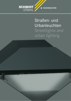 Katalog Straßen - Schmidt Strahl Rademacher