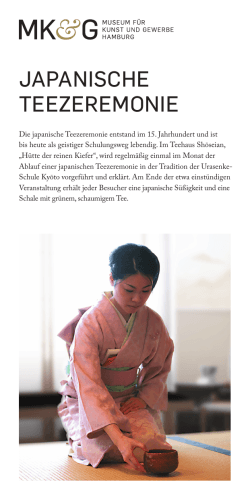 JAPANISCHE TEEZEREMONIE