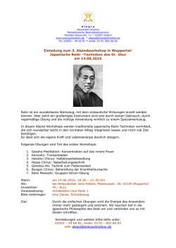 Japanische Reiki-Techniken