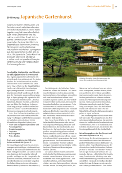 Einf&uuml;hrung: Japanische Gartenkunst