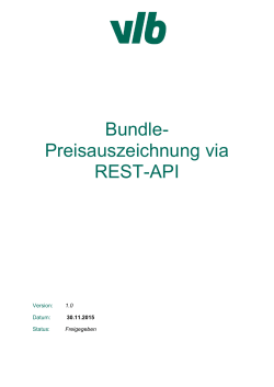 Bundle-Preisauszeichnung via REST-API