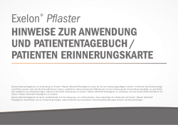 Exelon® Pflaster - Herzlich Willkommen bei der FD Pharma GmbH!