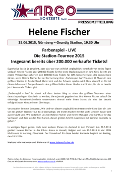 Helene Fischer - Grundig Stadion Nürnberg