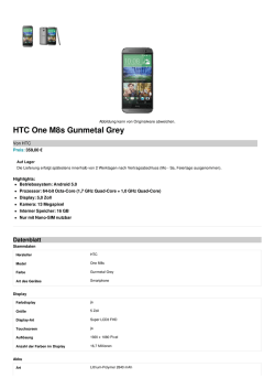 HTC One M8s Gunmetal Grey