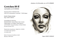 Gretchen 89 ff