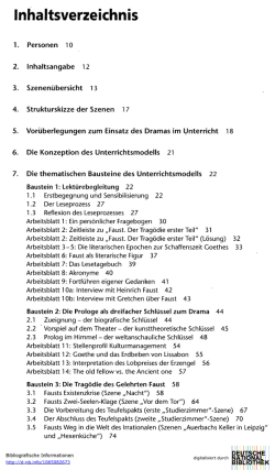 Inhaltsverzeichnis