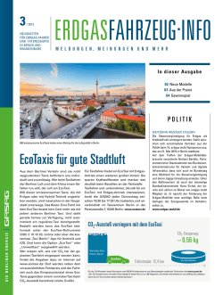 Ecotaxis f&uuml;r gute Stadtluft