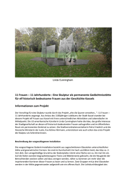 11 Frauen – 11 Jahrhunderte : Eine Skulptur als permanente