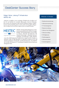 Holger Heine, HEITEC AG