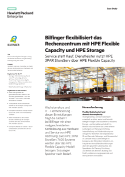 HPE Flexible Capacity | IT case study | Bilfinger | HPE
