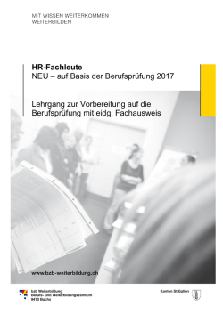 HR-Fachleute NEU &ndash; auf Basis der