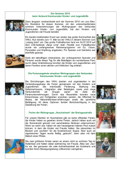 Ferientagebuch 2015