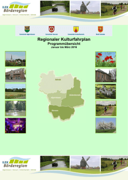 Regionaler Kulturfahrplan