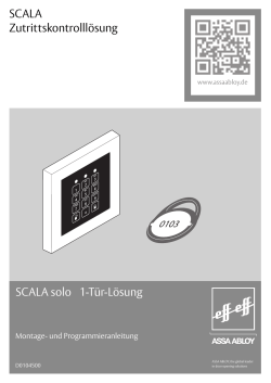 D0104500 SCALA solo 1-Tür-Lösung