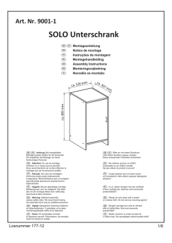 SOLO Unterschrank
