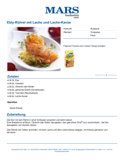 Ebly-R&uuml;hrei mit Lachs und Lachs