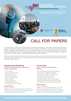 Call For Papers as pdf