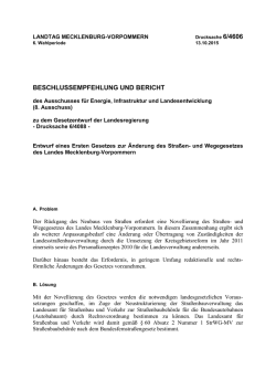 Drucksache 6/4606 - Landtag Mecklenburg Vorpommern