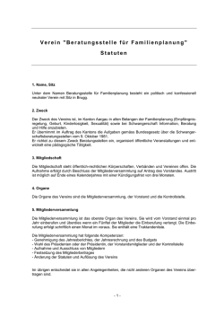 Statuten des Vereins - fapla