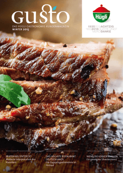 Gusto Magazin Winter 2015