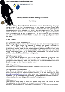 MTB / RR U15 - U19 - RSV Götting