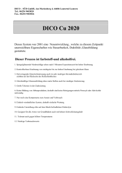 DICO Cu 2020 - Dico Süd GmbH