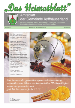 Nr. 12/2015 - Gemeinde Kyffhäuserland
