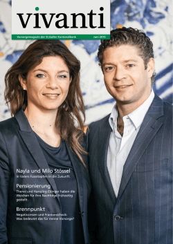 Nayla und Milo Stössel Pensionierung Brennpunkt