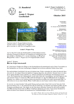 herunterladen/ ansehen Nr. 21 - bei der Armin T. Wegner Gesellschaft
