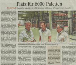 Insolvenz / Kreuznacher Logistikbetrieb DMSN &uuml;bernimmt Geb&auml;ude