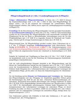 Pflegewohngeld - Kreis Stormarn
